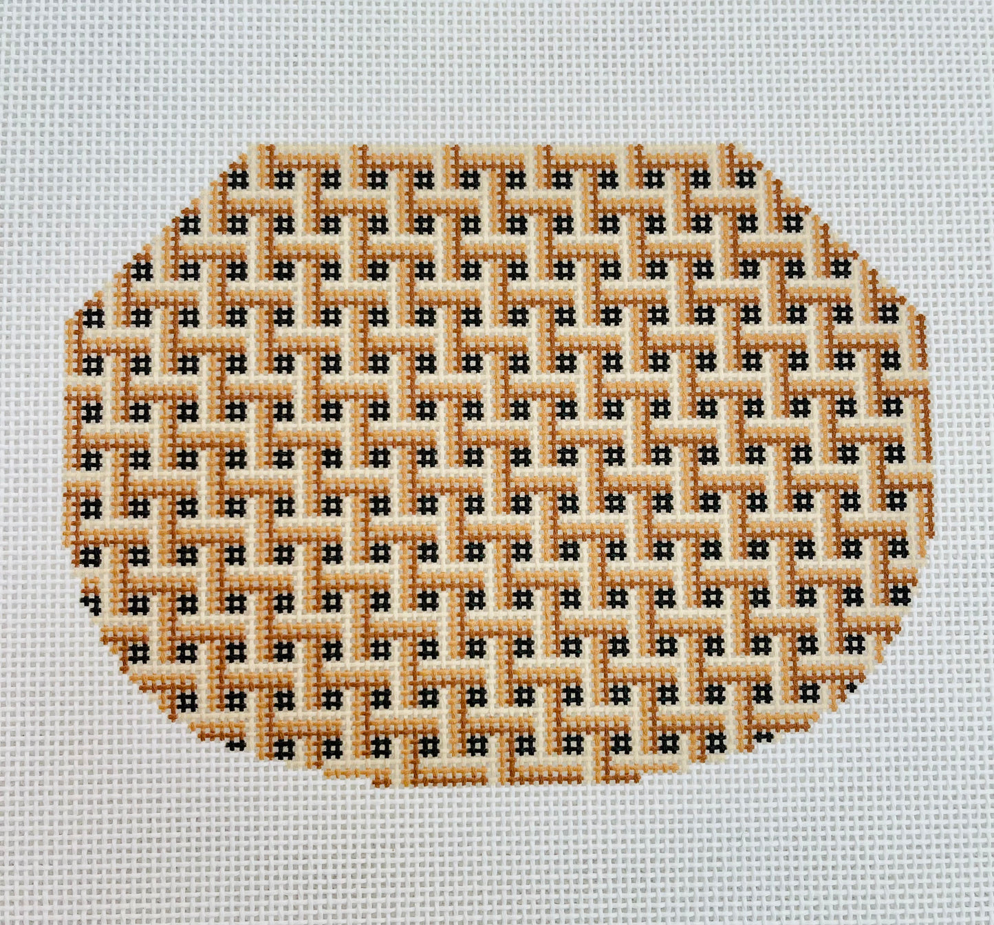 Kiss Lock Canvas Basketweave Greyscale C-JS317A