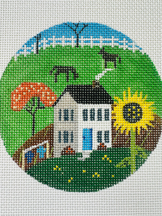 House with Sunflower C-MCFR03