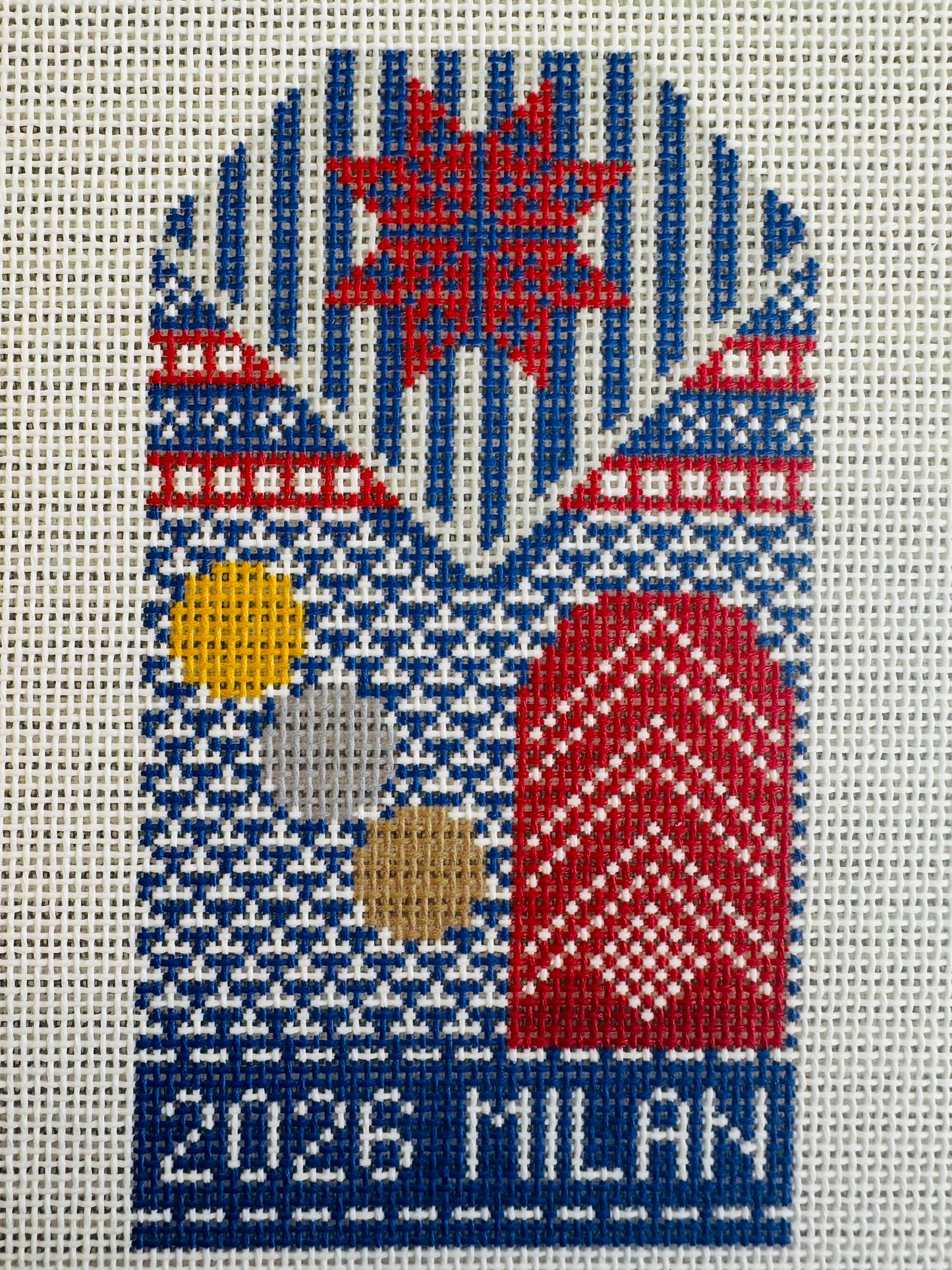 Milan Olympics Retro Travel Tag C-HN26MIT