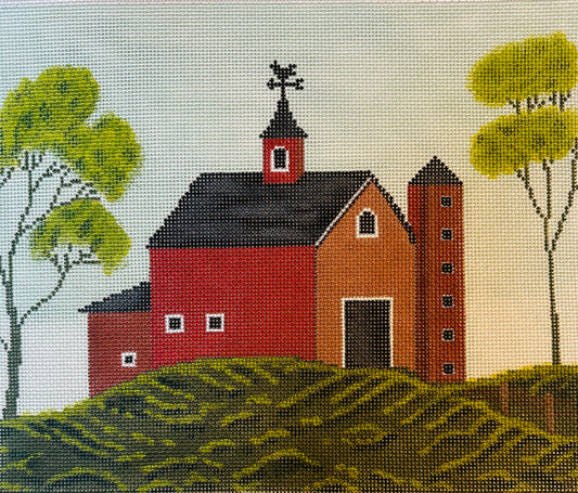 Red Barn Landscape C-COWL2098