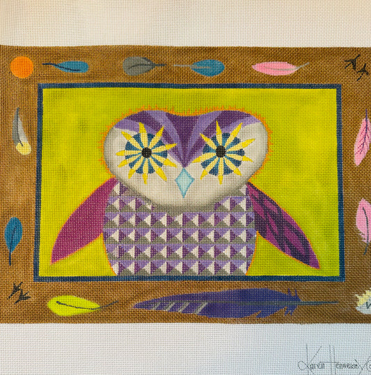 Baby owl with feathers C-ZE545
