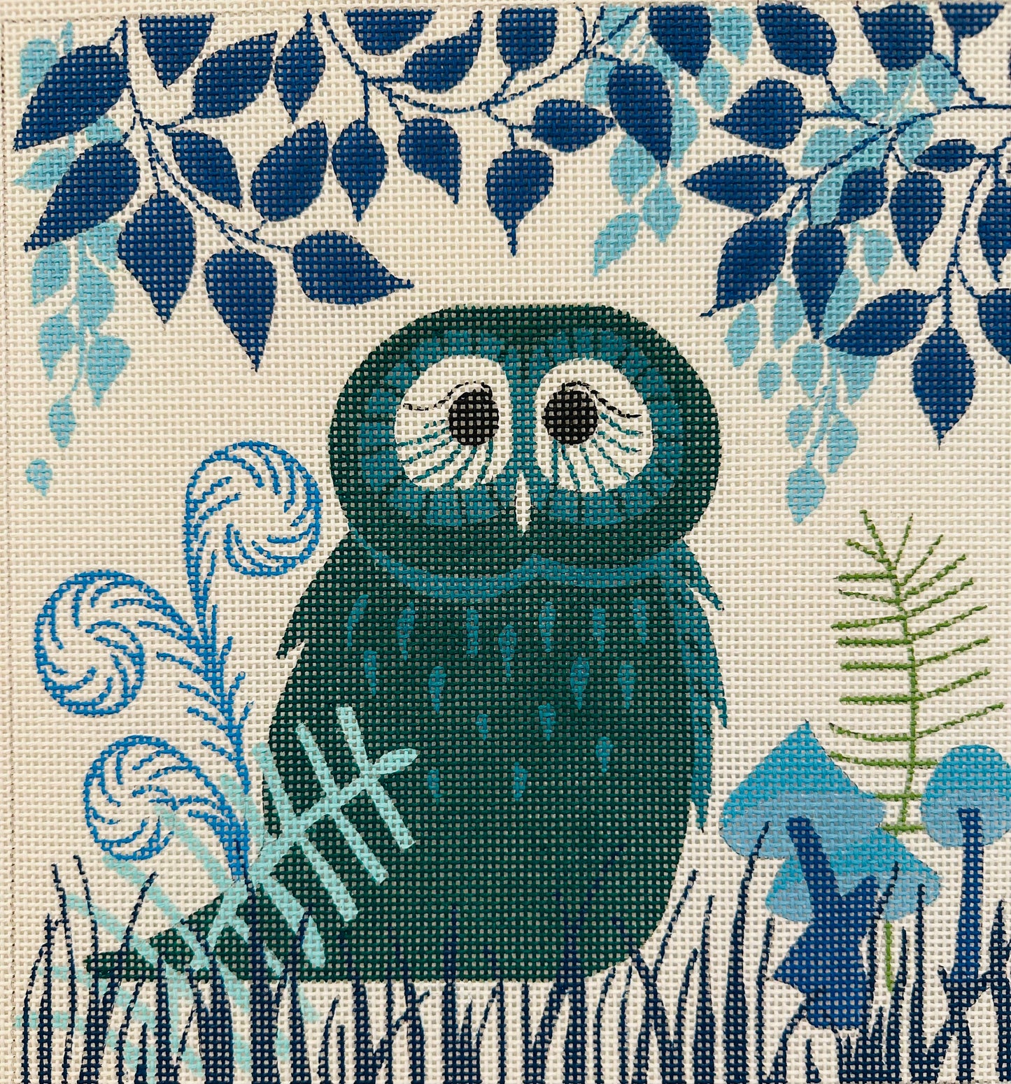 Blue and Green Owl C-AP4863