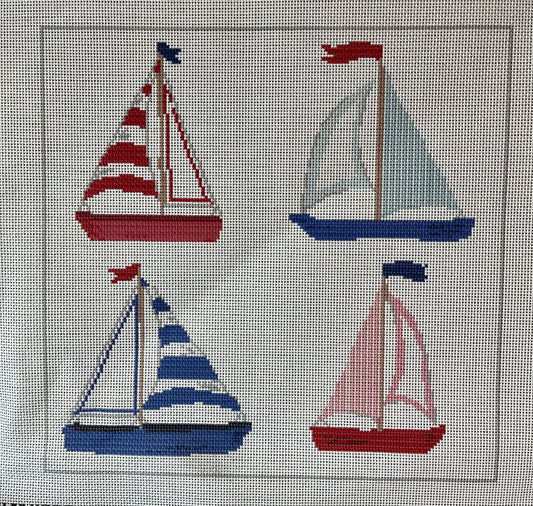 Four Sailboats C-KCD4672