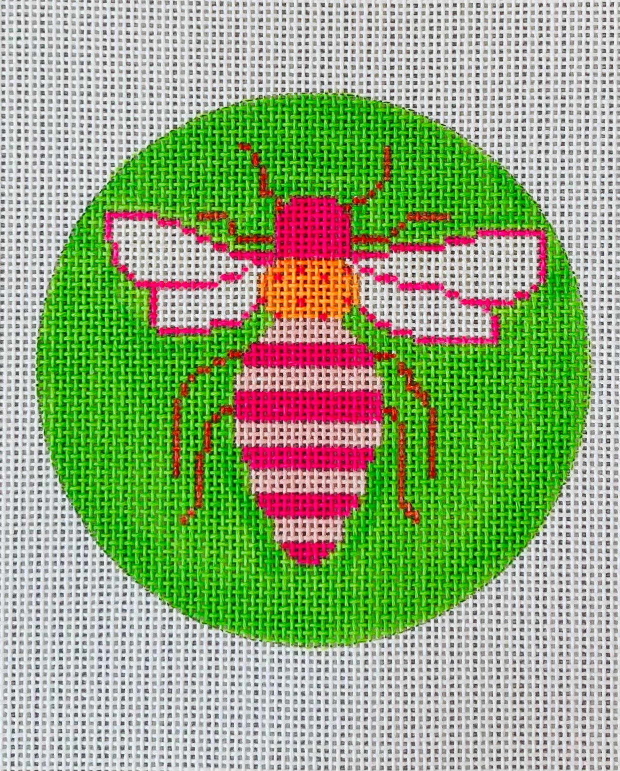 Neon Pink and Green Bee C-0070