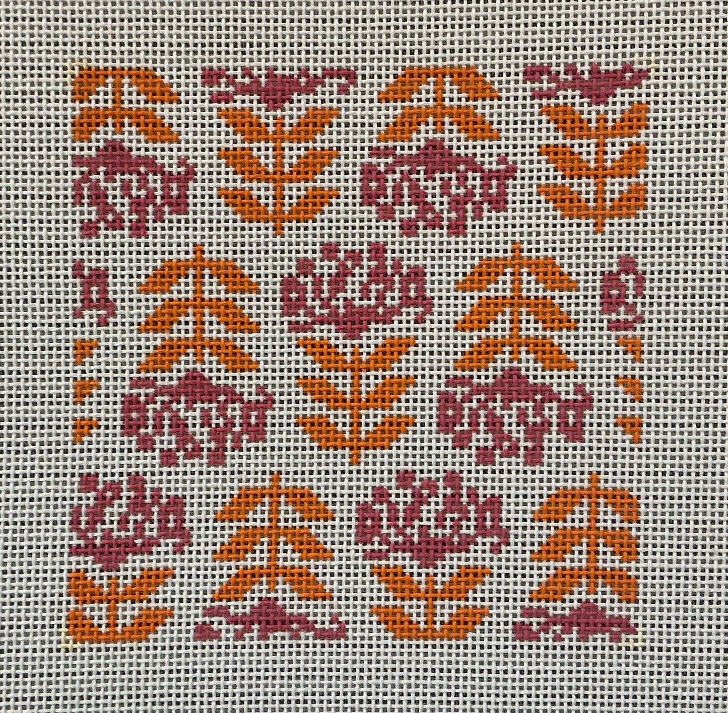 Blocked Begonia Coaster C-PP13