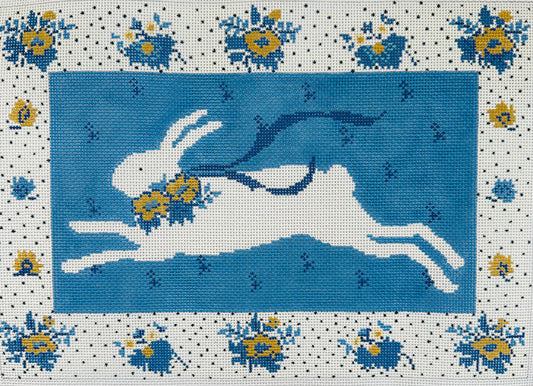 Flying Provence Rabbit Blue and Yellow C-COLR3003