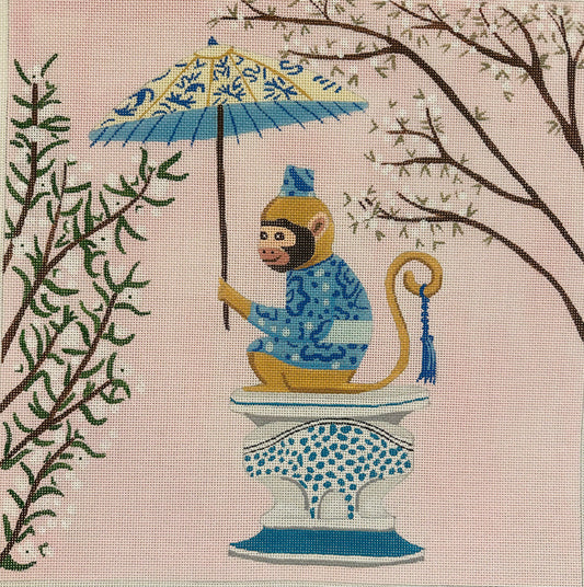 Monkey with Parasol C-AP4868