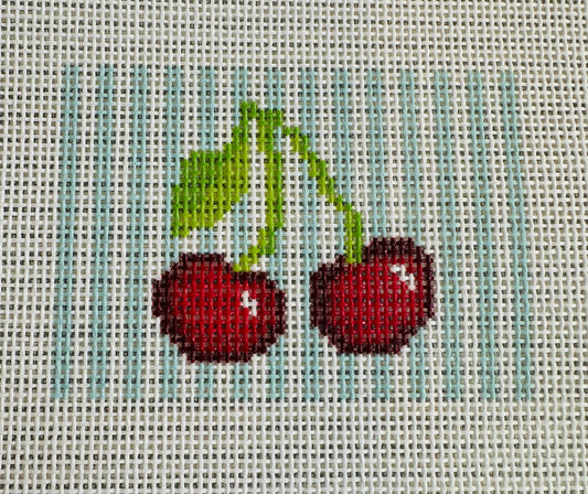 Cherry luggage tag insert C-SPNP