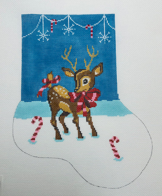 Stocking with Deer Medium Size C-CBKST-MC40
