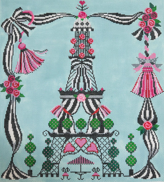 Eiffel Tower Ribbons & Tassels C-CBKST-FL41