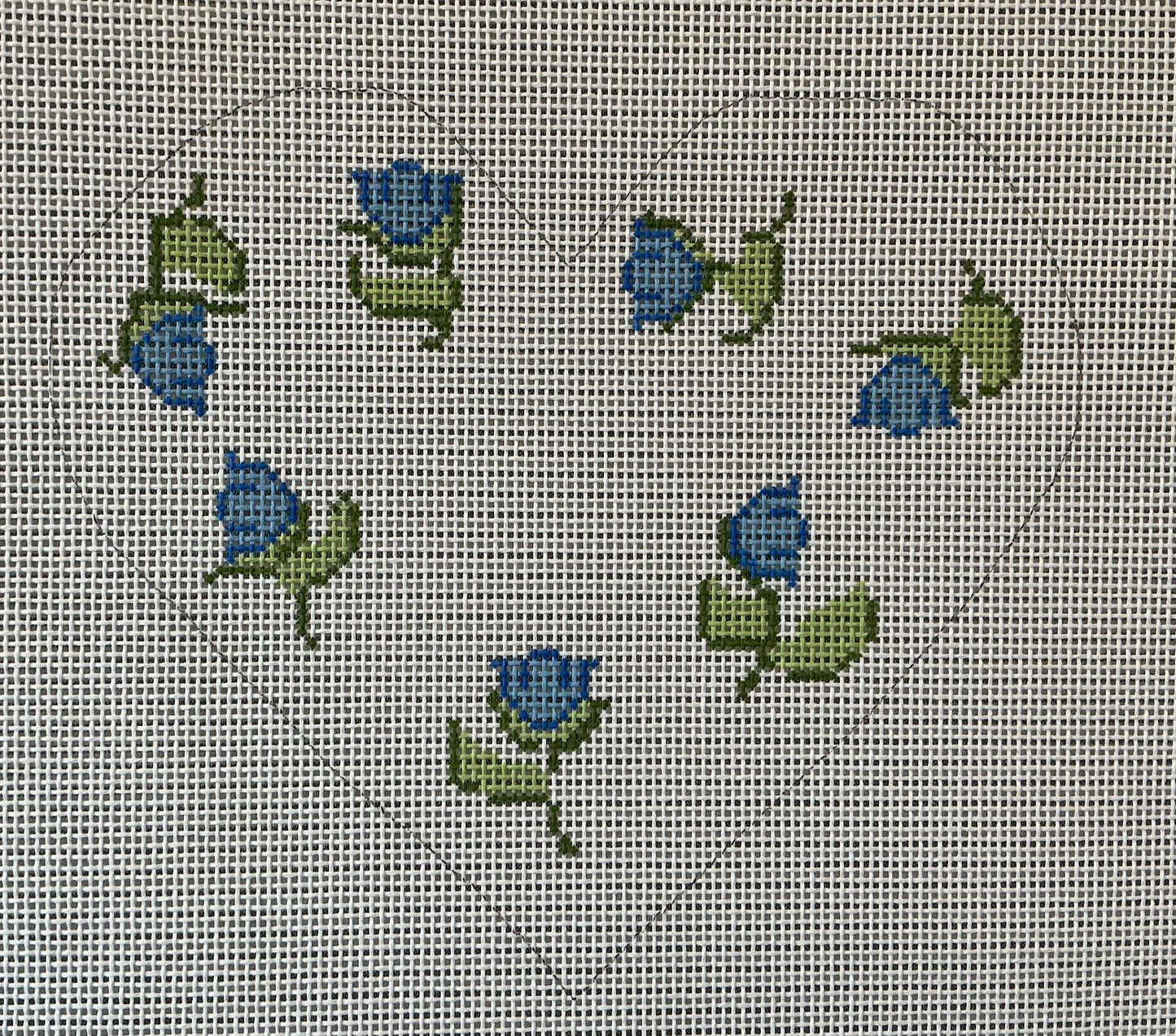 Bluebell Heart Pillow C-SN544