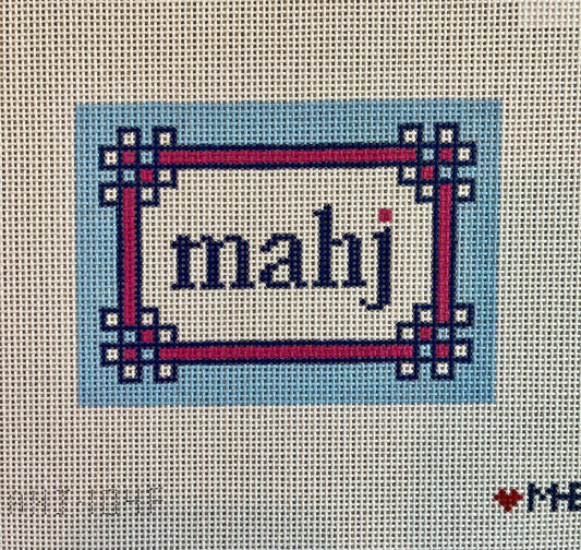MAHJ Insert Floral Corner in Light Blue and Pink C-MAHJ104F