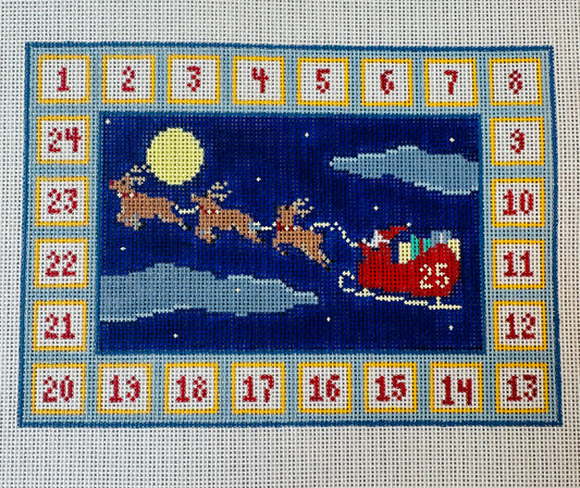 Santa and Sleigh mini-advent C-SS261