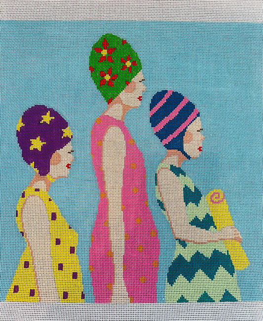 Bathing Ladies 13M 13x13” TS-ASIT17813