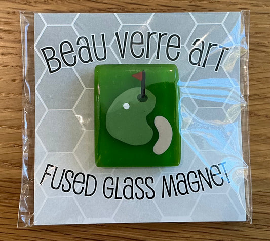 Glass Needle Minder Golf Hole A-BVNMGOLF