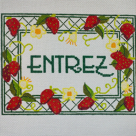 Entrez Enter Sign Strawberries C-DH04