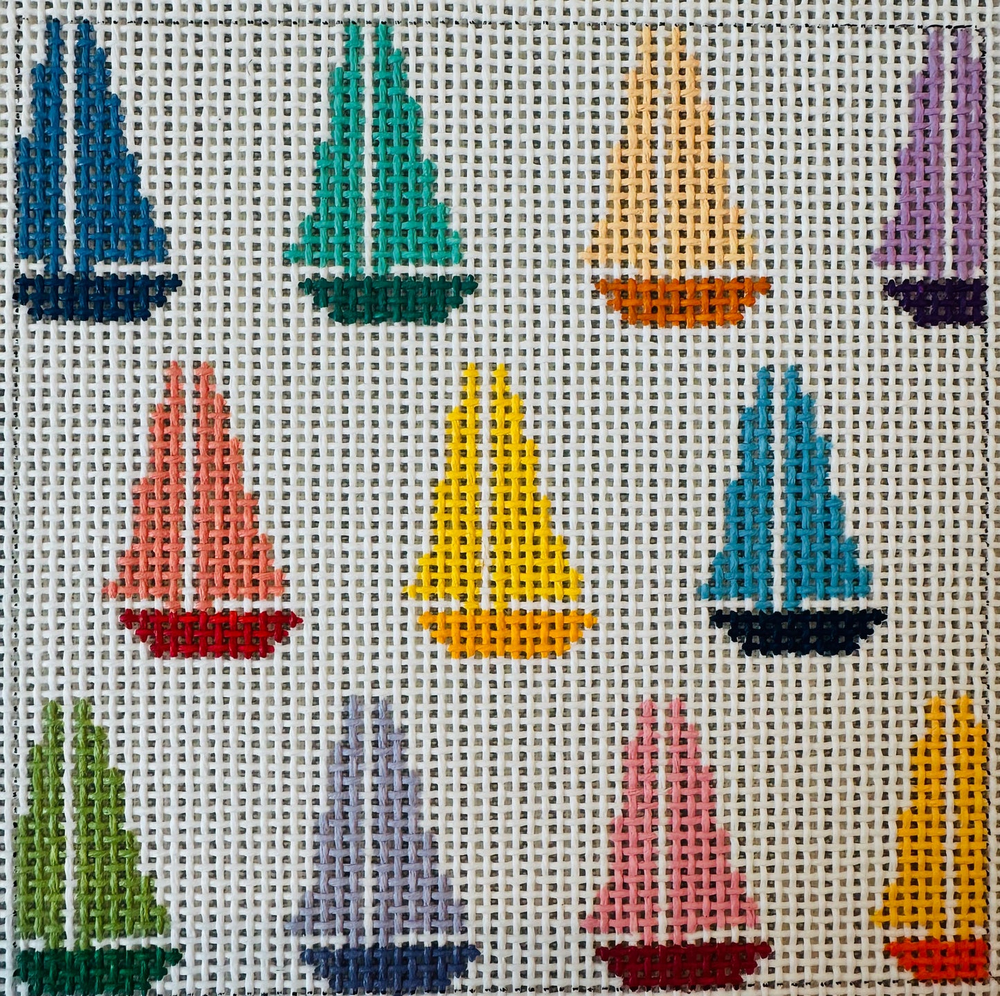Sailboats 5” Square C-HT126