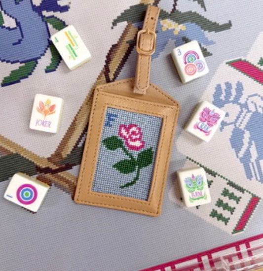 Flower Tile Luggage Tag Kit C-HSFLOW
