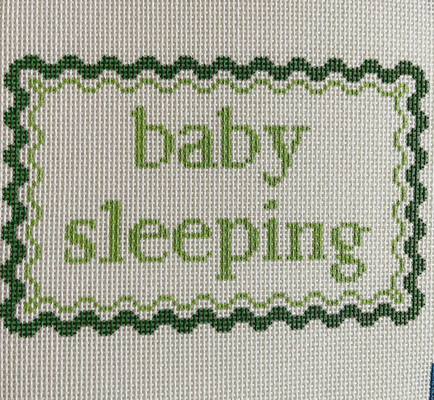 Baby Sleeping in greens C-MN45