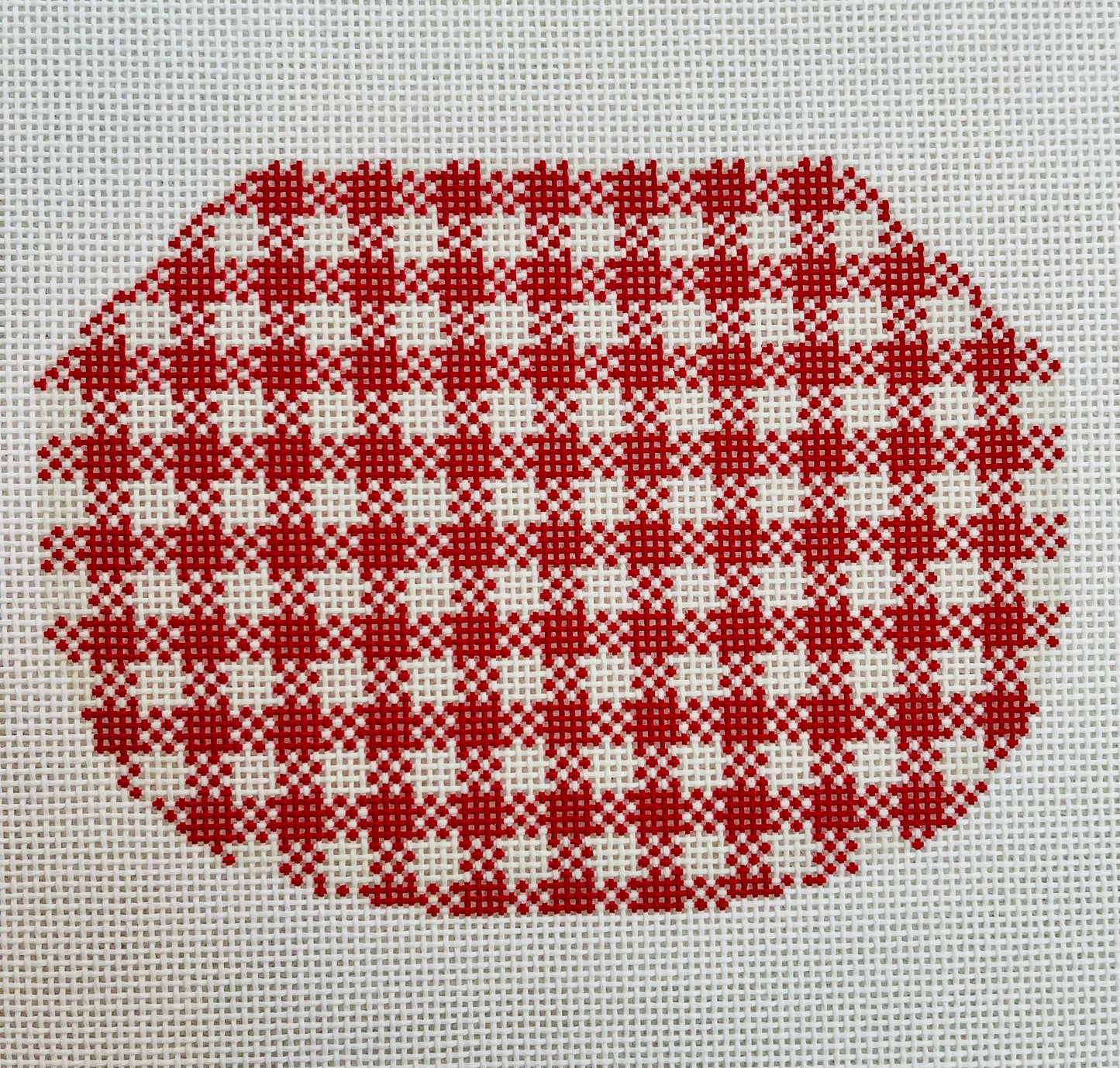 Kiss Lock Canvas in Red Gingham C-JS319B