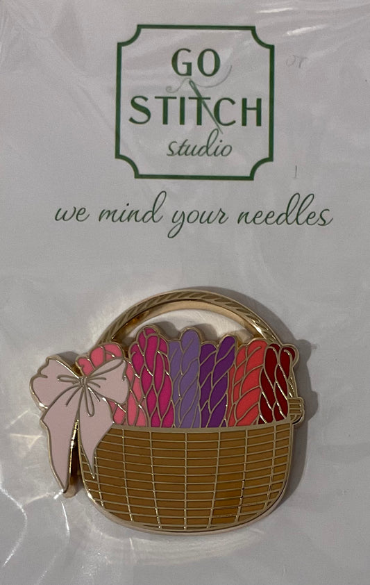 Needlepoint Basket Needle Minder A-GSSBASKET