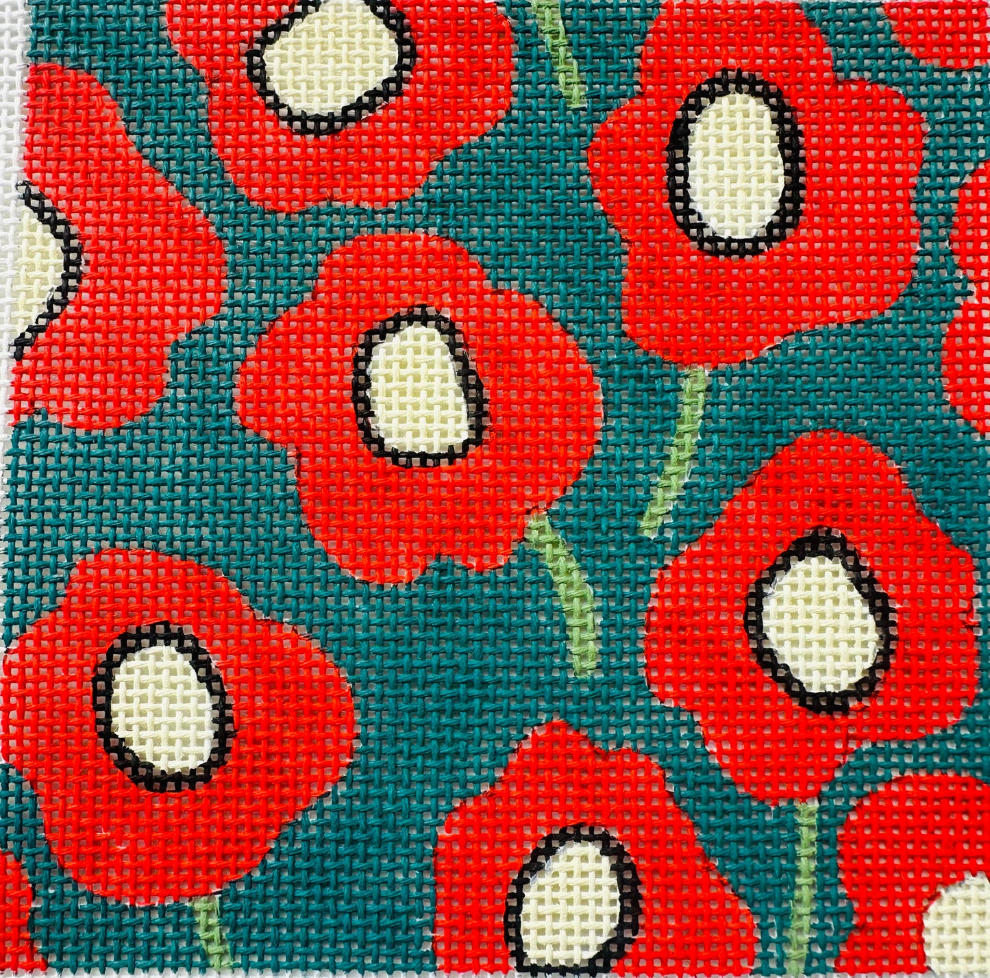 Mod Flower Poppies 4” C-LC24B1305