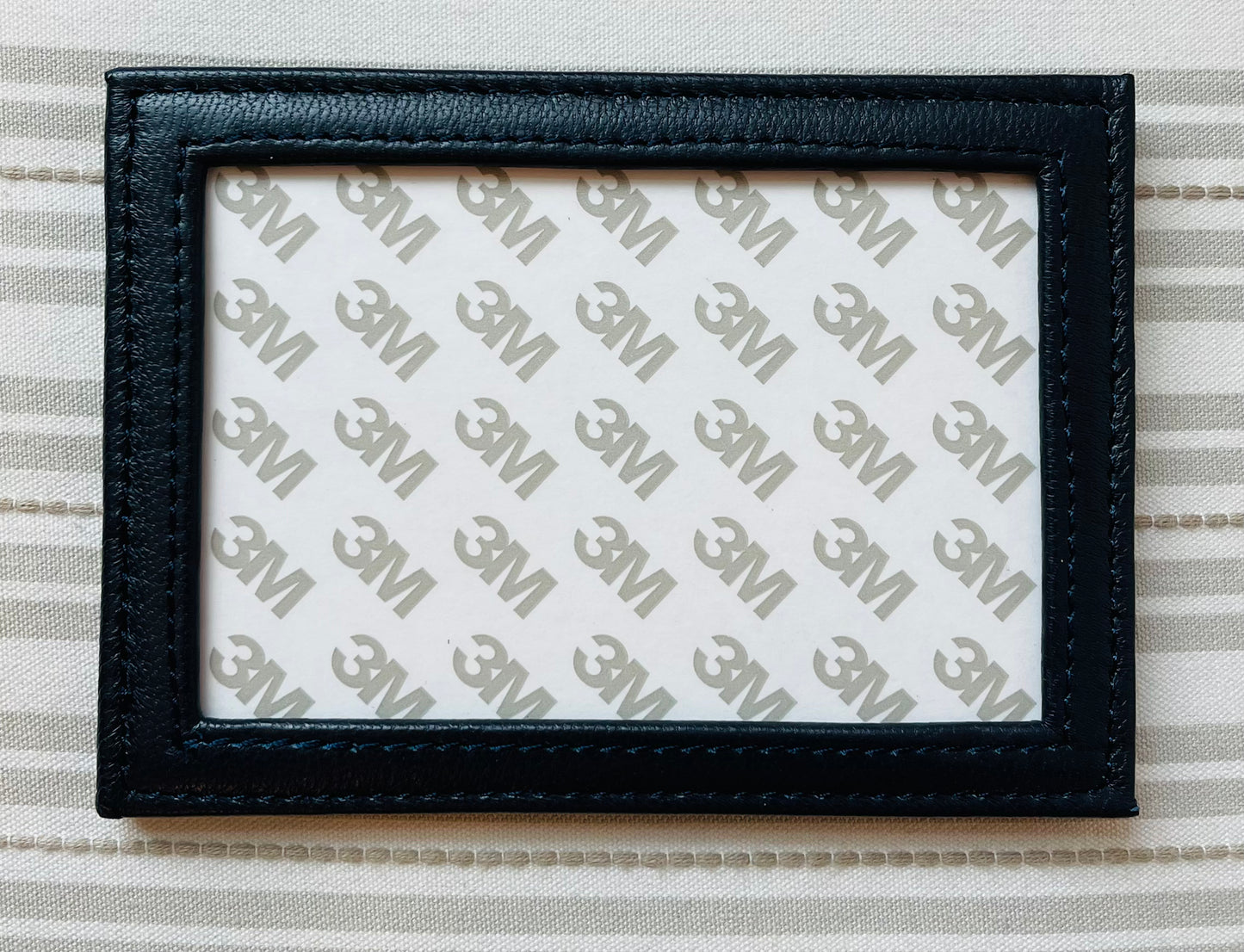 Leather Self Finishing Rectangle Frame - Navy Blue A-PESFRF NVY