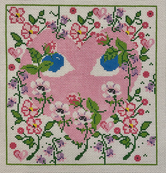 Garden Vibe Pansies Heart C-MIS0109