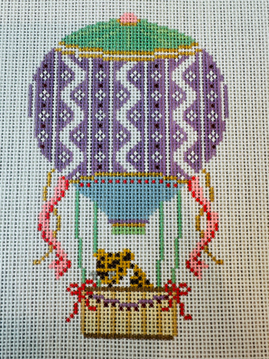 Purple Balloon with Tiger C-SS338