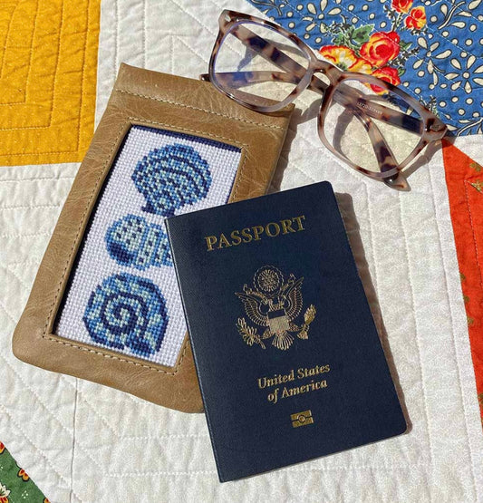 Seashell Eyeglass Case Kit C-HSSEASH
