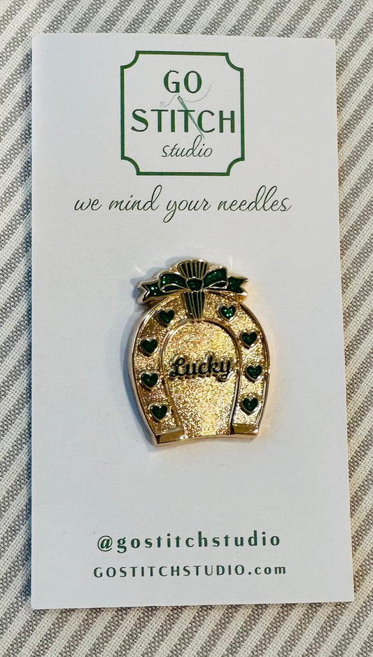 Lucky Horseshoe Needle Minder A-GSSGLUCK