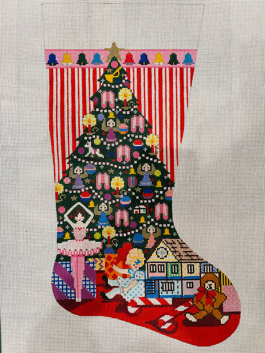 Tree with Toys Stocking 13M C-AP1997