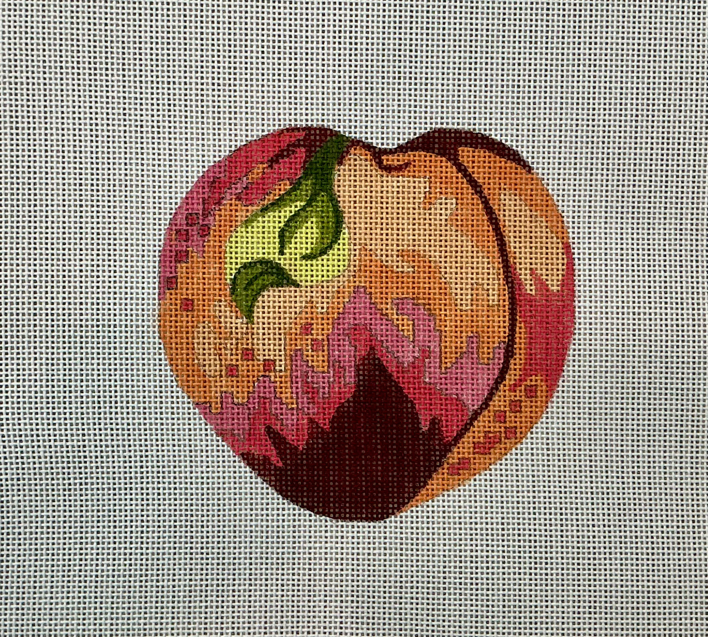 Peach Ornament C-SN383