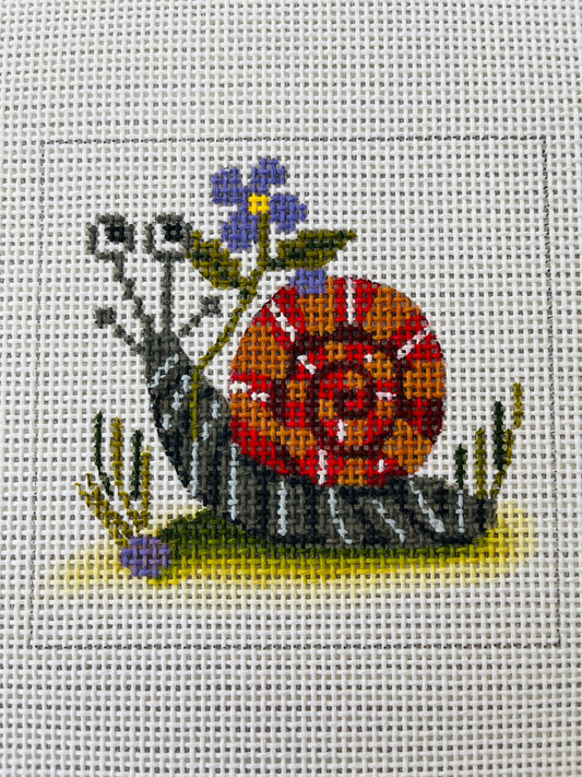 Snail with Violets C-GEM102