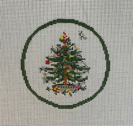 Transferware Christmas Plate C-KW84