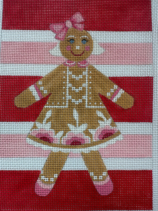 Red & Pink Gingerbread Girl C-AP8005