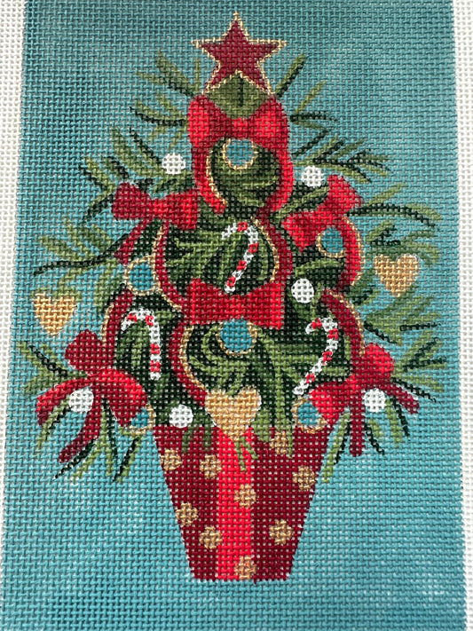Mini-tree with Candy Canes C-X666