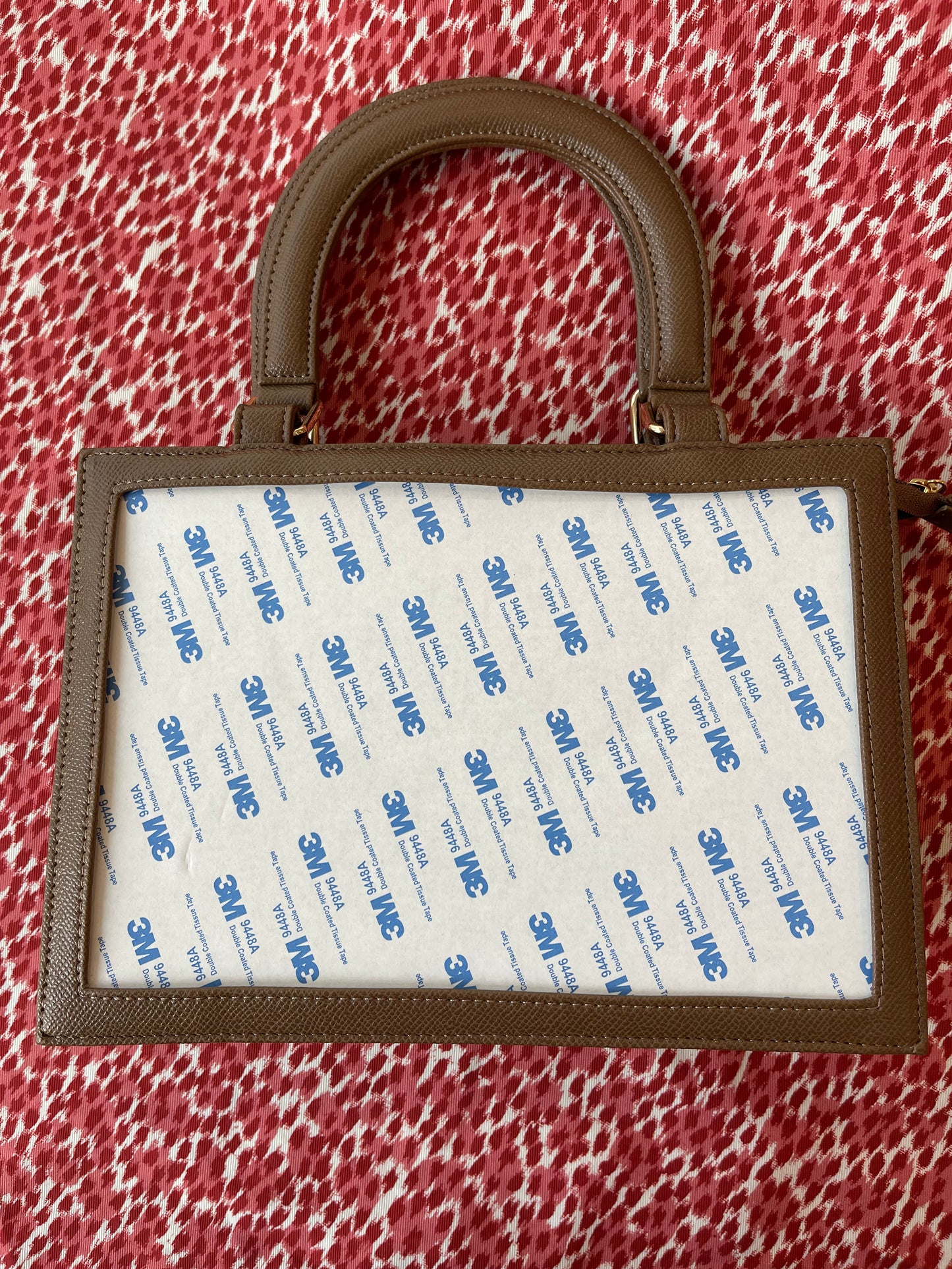 Leather Purse Self-finishing A-TATpurse brown