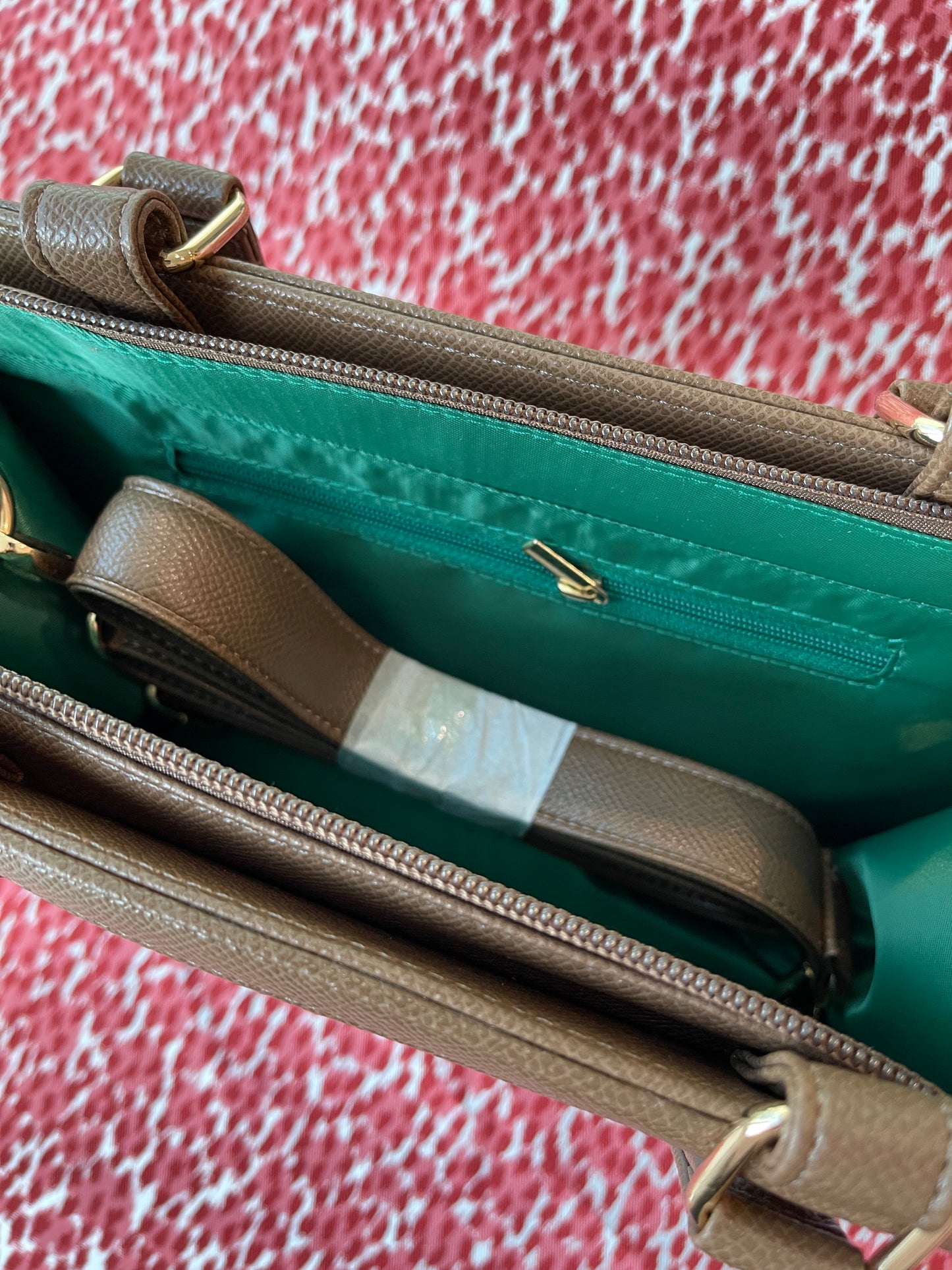 Leather Purse Self-finishing A-TATpurse brown