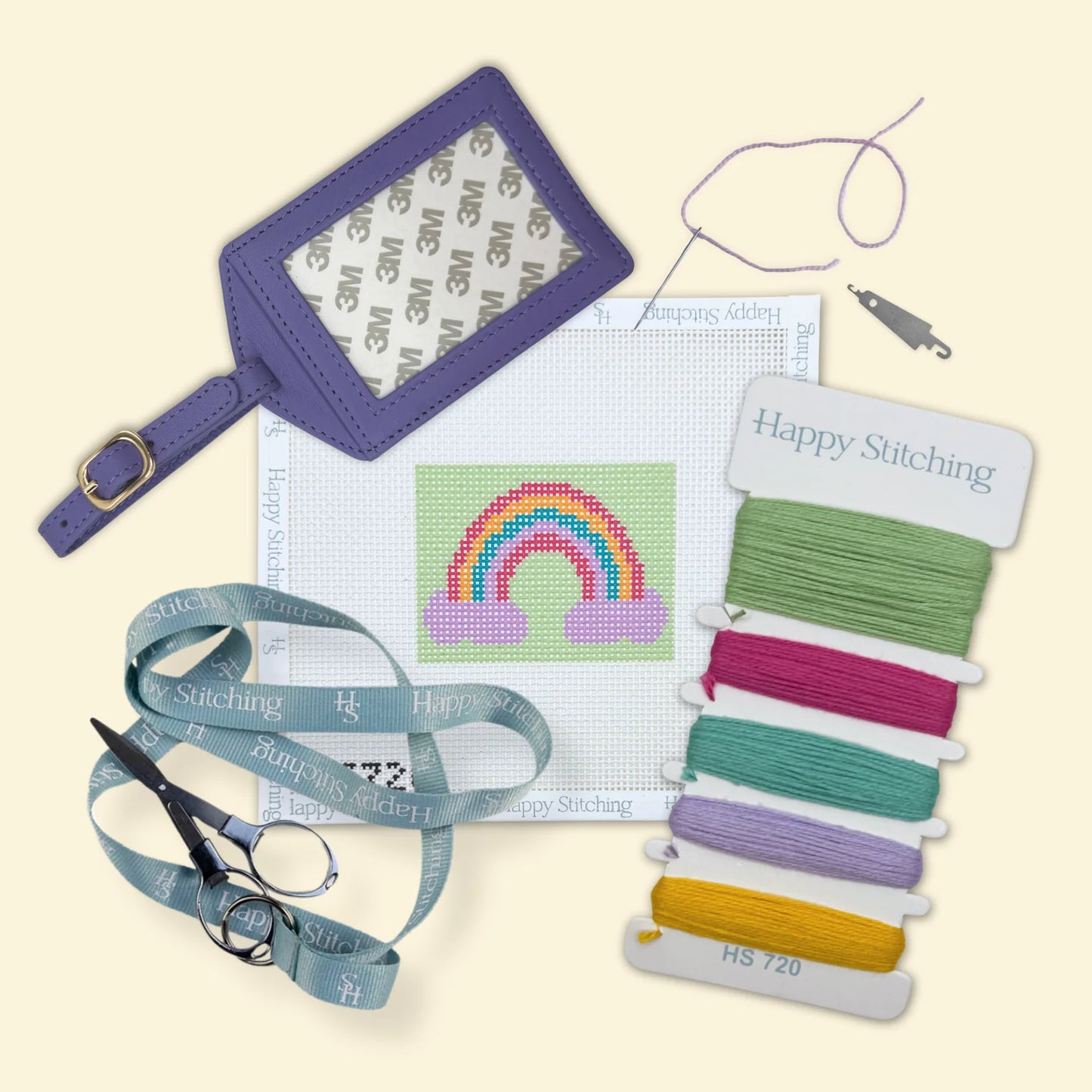 Rainbow Luggage Tag Kit C-HSrainb