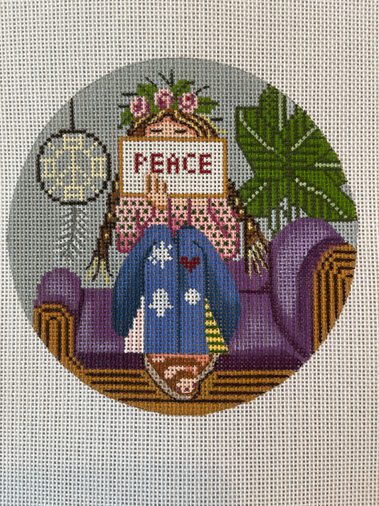 Peace Girl Stitching C-GEGS204