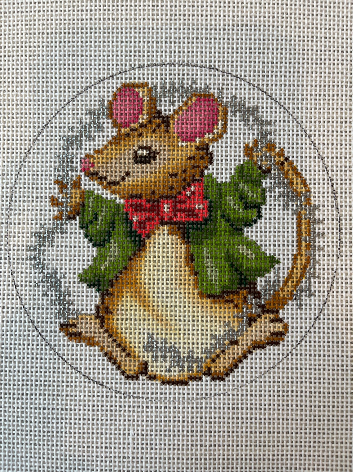 Tinsel Mouse Round C-APGE545