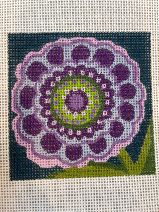 Patterned Purple Flower C-AP4807