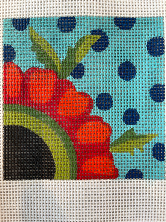 Red Flower Dots C-AP4805