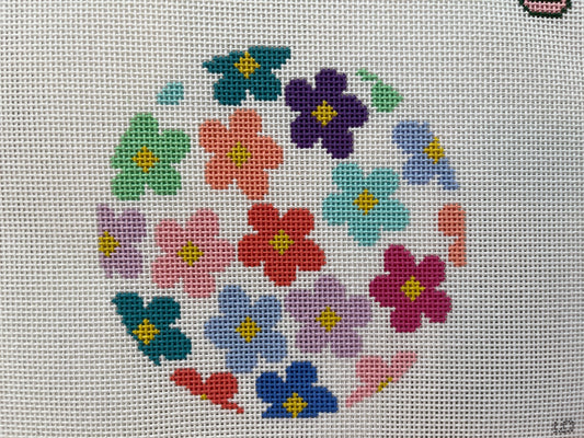 Floral Scatter Round C-PS86