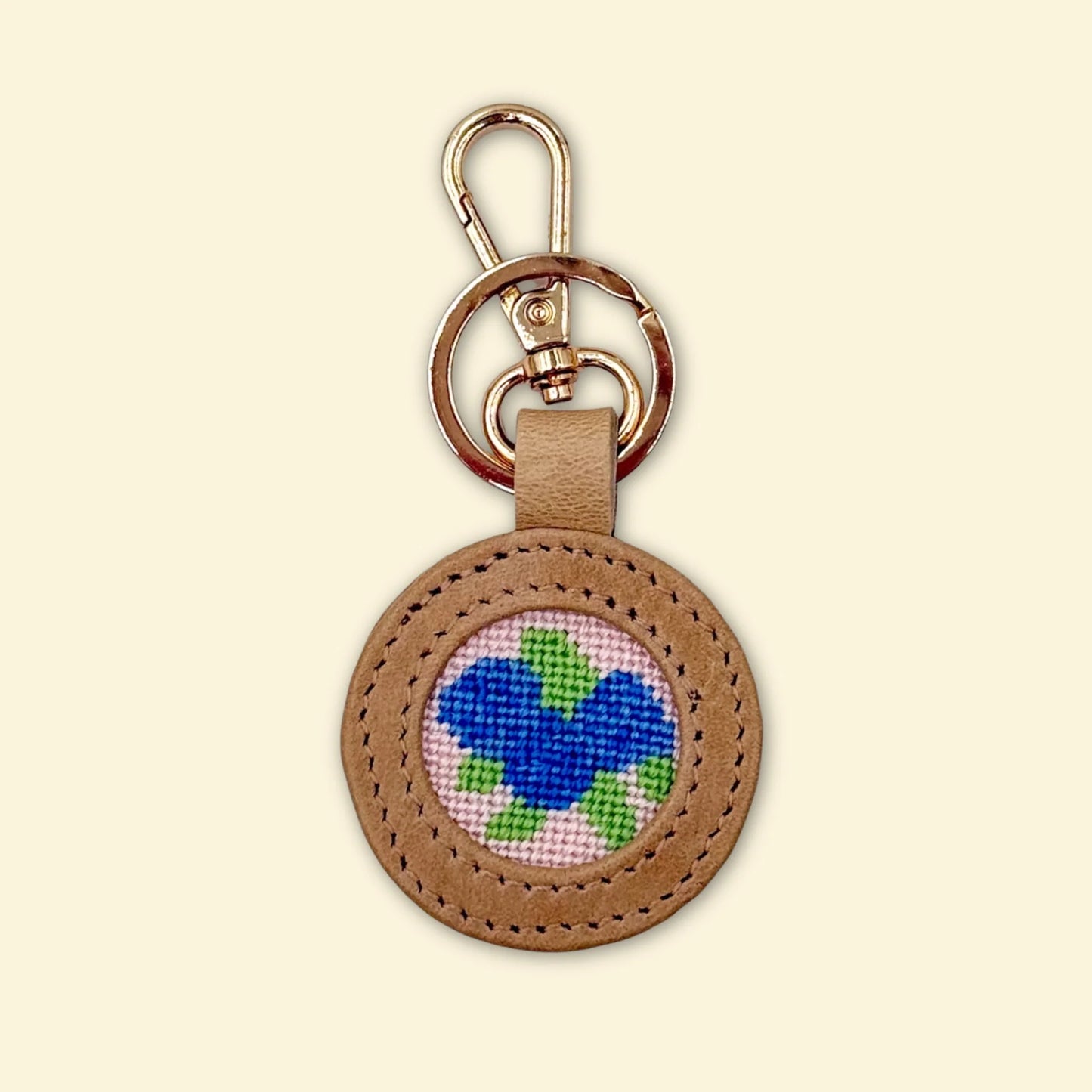 Hydrangea Keychain Kit by Happy Stitches C-HSHYDKEY