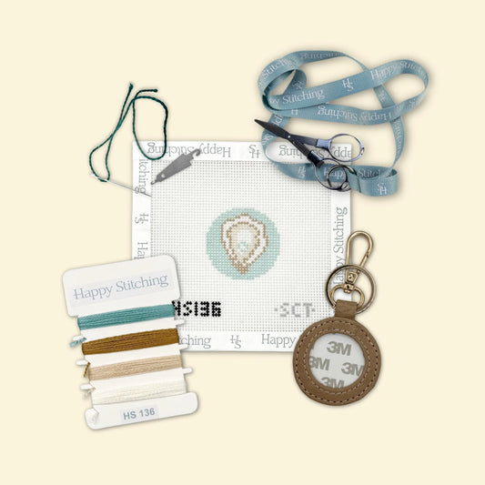 Oyster Keychain Kit by Happy Stitches C-HSOYSKEY