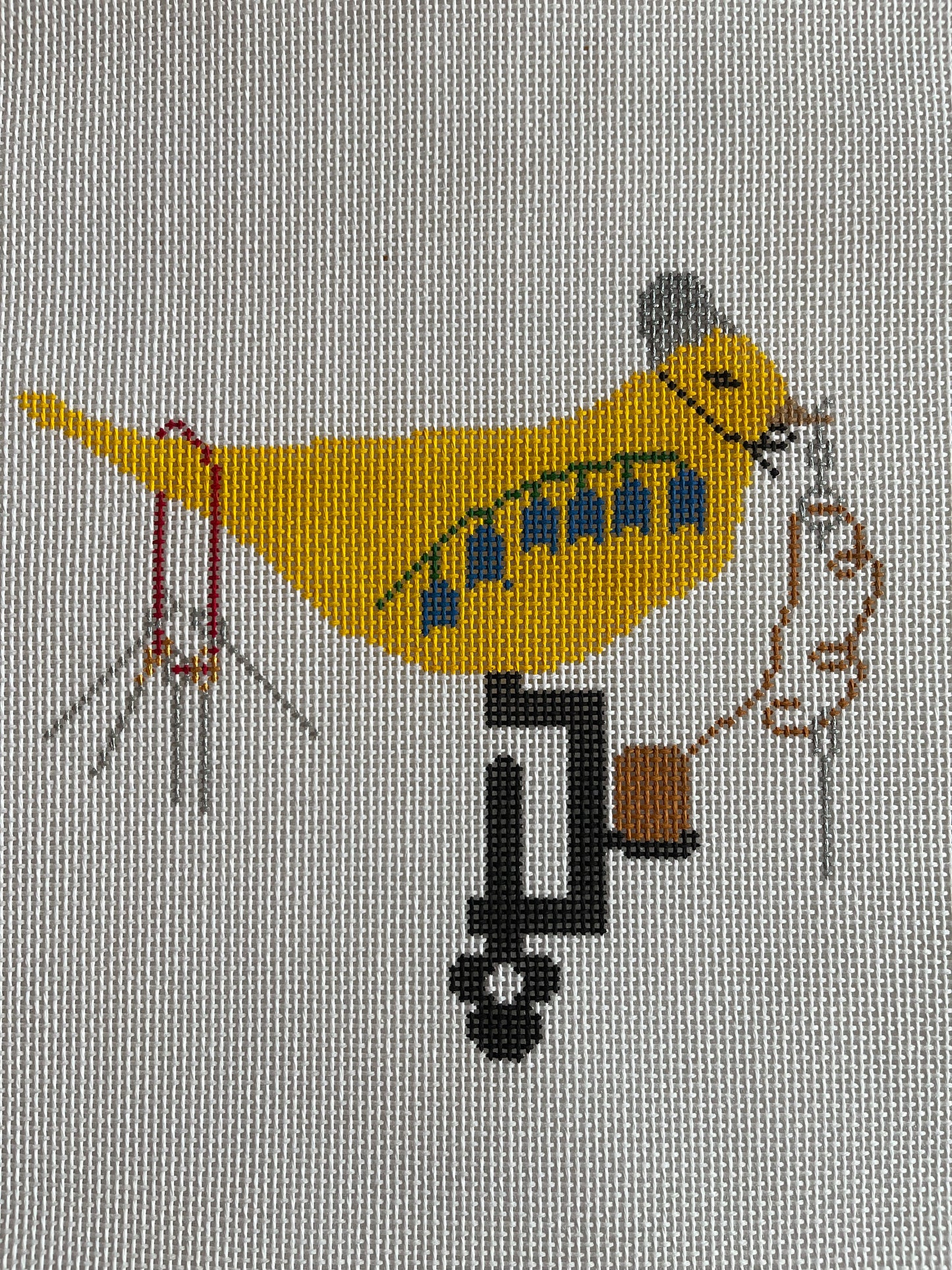Yellow Bird with Needle and Thread C-FJUEB3