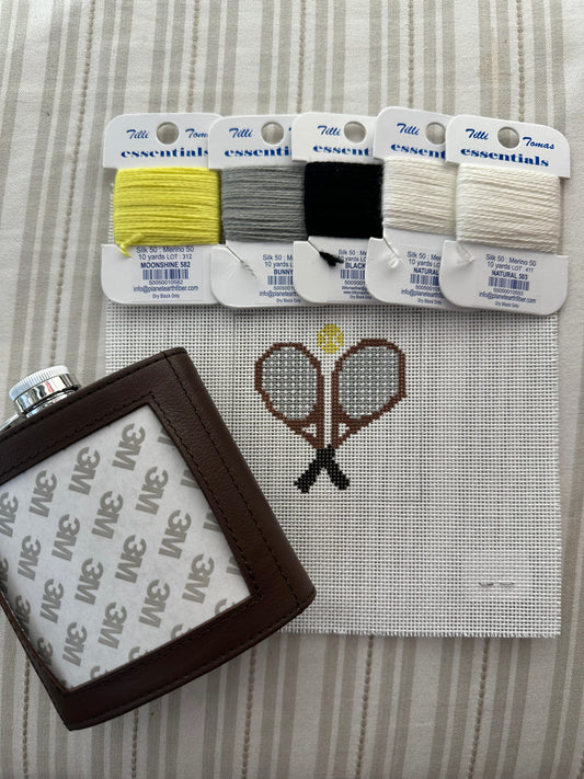 Self Finishing Flask Kit: Tennis SF-Flask Kit