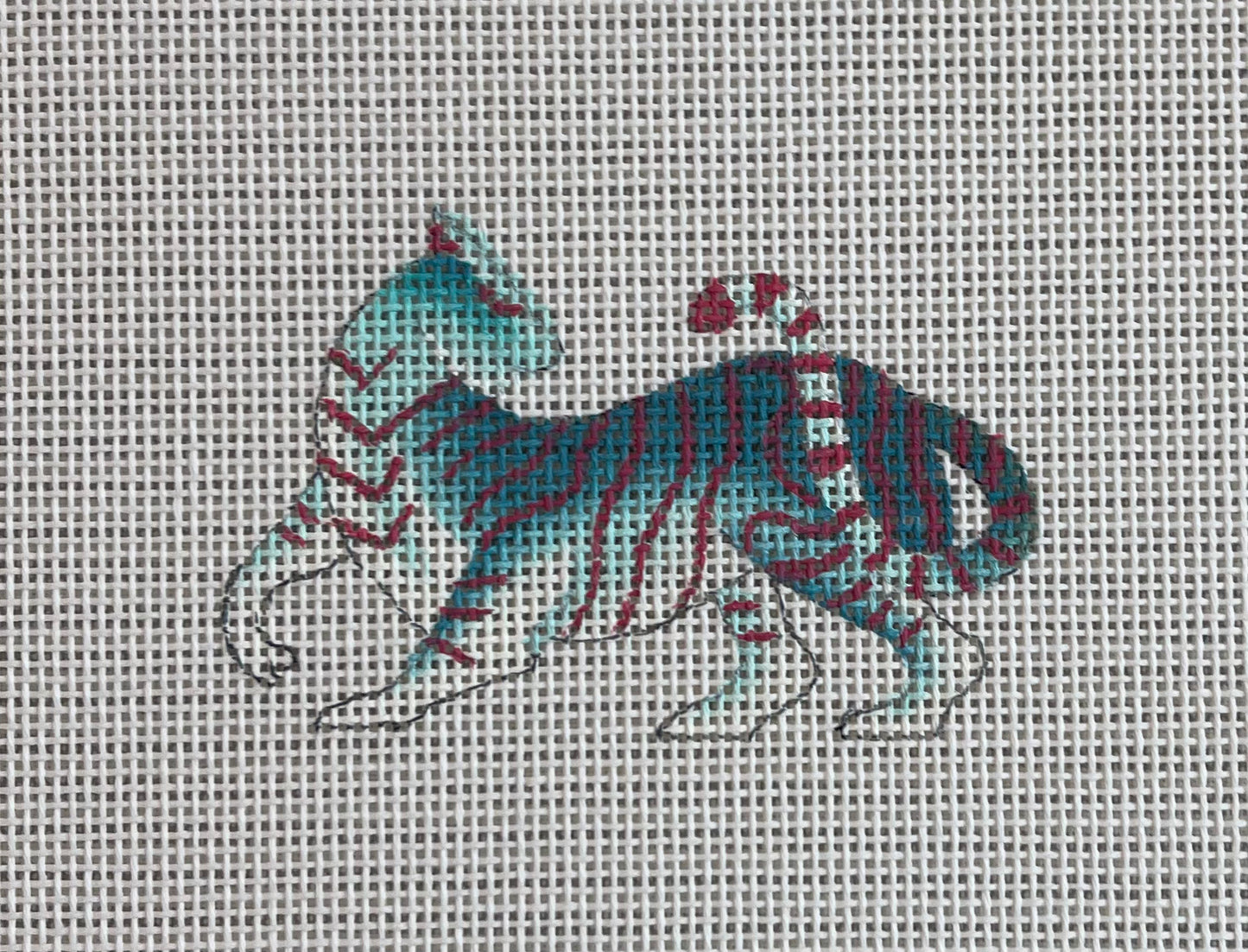Blue Tiger Charm C-JW447
